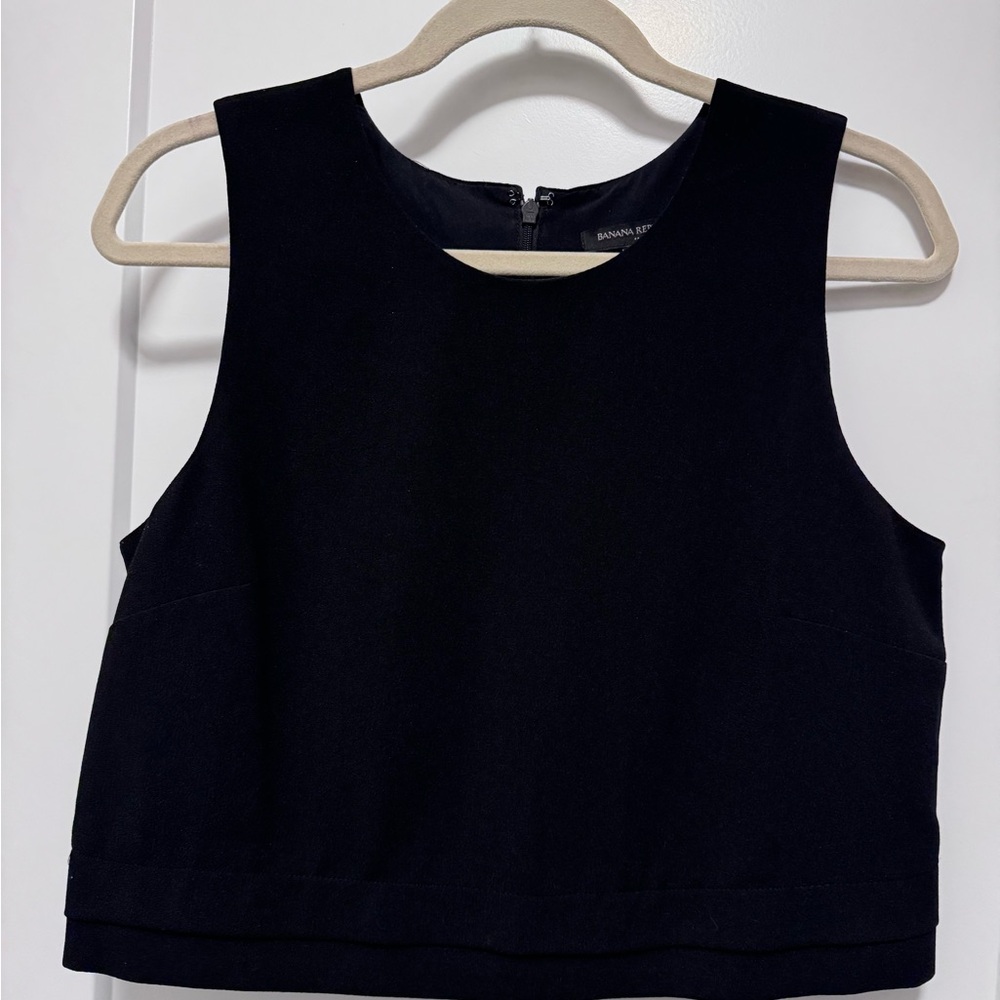 Elegant Black Sleeveless Top